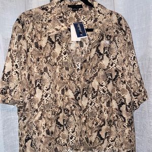 Snake skin blouse